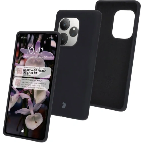 Kup Caz moale Bizon pentru Realme GT 6 / 6T / Neo 6 / Neo 6 SE negru - BIZ7236 - {ean13} - Sklep Home Screen