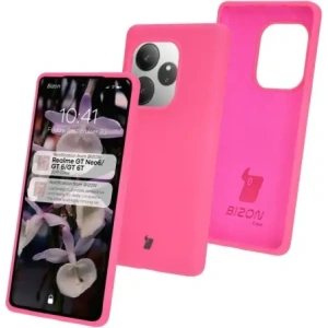 Kup Silikonowe etui Bizon Soft Case do Realme GT 6 / 6T / Neo 6 / Neo 6 SE neonowo-różowe - BIZ7238 - {ean13} - Sklep Home Screen