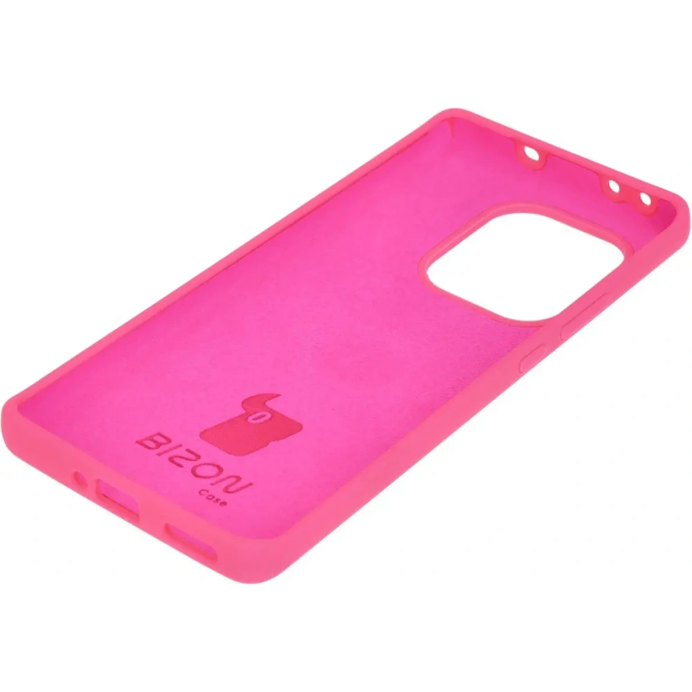 Silikonowe etui Bizon Soft Case do Realme GT 6 / 6T / Neo 6 / Neo 6 SE neonowo-różowe