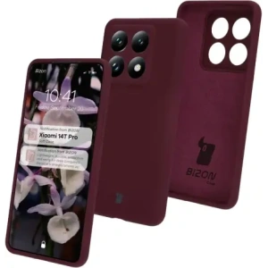 Kup Silikonowe etui Bizon Soft Case do Xiaomi 14T Pro ciemnofioletowe - BIZ7239 - {ean13} - Sklep Home Screen