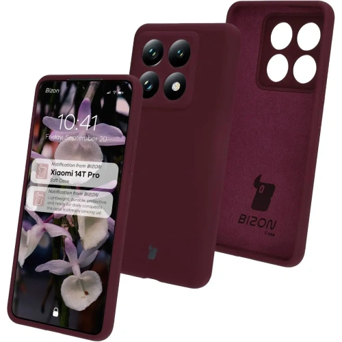 Kup Bizon Soft Case Xiaomi 14T Pro dunkel lila - BIZ7239 - {ean13} - Sklep Home Screen