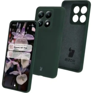 Kup Silikonowe etui Bizon Soft Case do Xiaomi 14T Pro ciemnozielone - BIZ7240 - {ean13} - Sklep Home Screen