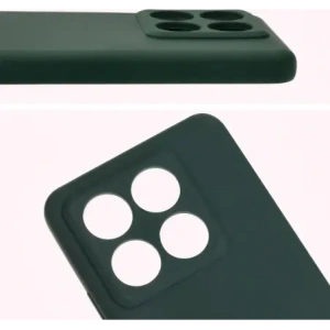 Kup Silikonowe etui Bizon Soft Case do Xiaomi 14T Pro ciemnozielone - BIZ7240 - {ean13} - Sklep Home Screen