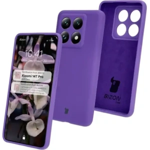 Kup Silikonowe etui Bizon Soft Case do Xiaomi 14T Pro fioletowe - BIZ7242 - {ean13} - Sklep Home Screen
