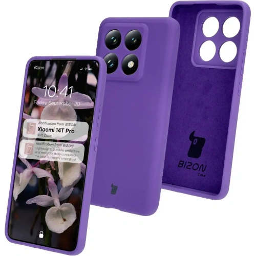 Kup Silikonowe etui Bizon Soft Case do Xiaomi 14T Pro fioletowe - BIZ7242 - {ean13} - Sklep Home Screen