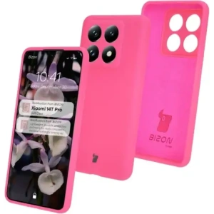 Kup Silikonowe etui Bizon Soft Case do Xiaomi 14T Pro neonowo-różowe - BIZ7243 - {ean13} - Sklep Home Screen