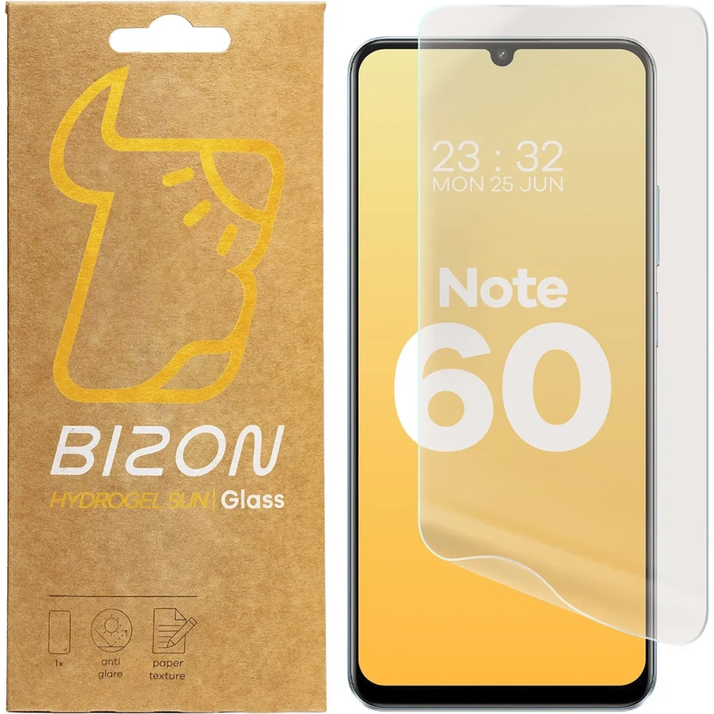 Folia matowa Bizon Glass Hydrogel Sun do Realme Note 60 [2 PACK]