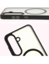 Kup Caz Bizon MatteO Samsung Galaxy S25 transparent cu cadru negru - BIZ7256 - {ean13} - Sklep Home Screen