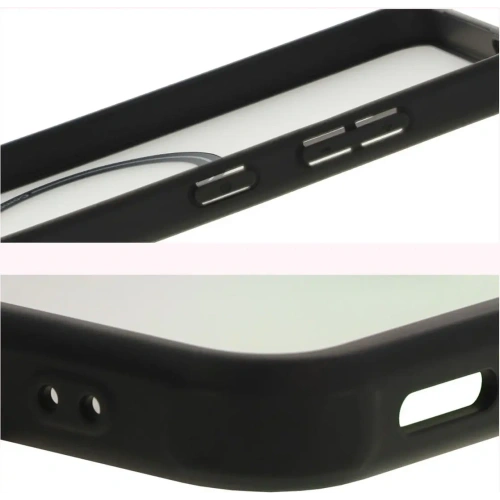 Kup Caz Bizon MatteO Samsung Galaxy S25 transparent cu cadru negru - BIZ7256 - {ean13} - Sklep Home Screen