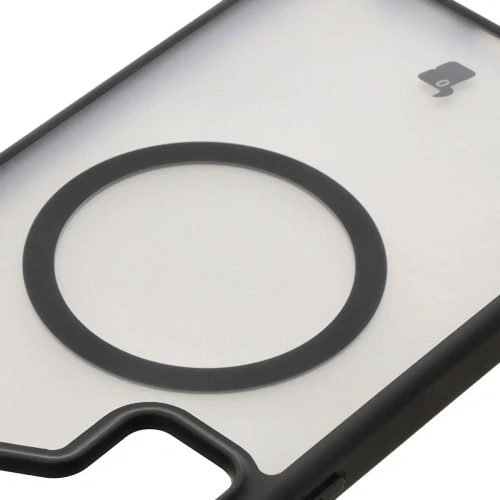 Kup Etui z pierścieniem magnetycznym Bizon Case MatteO do Samsung Galaxy S25 Ultra półprzezroczyste z czarną ramką - BIZ7258 - {ean13} - Sklep Home Screen