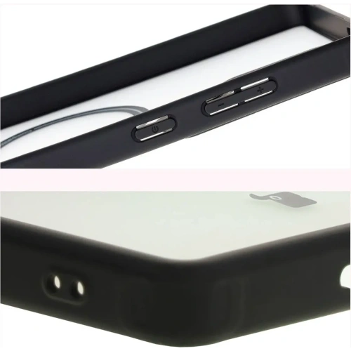Kup Etui s magnetickým kroužkem Bizon Case MatteO pro Samsung Galaxy S25 Ultra poloprůhledné s černým rámečkem - BIZ7258 - {ean13} - Sklep Home Screen