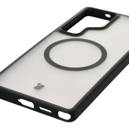 Buy Bizon Case MatteO Samsung Galaxy S25 Ultra transparent with black frame - BIZ7258 - {ean13} - Home Screen Store Europe