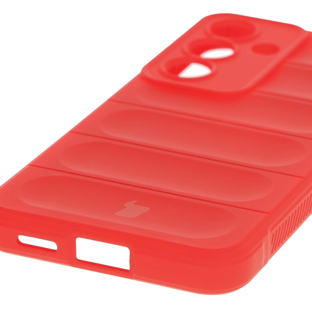Pancerne etui Bizon Case Tur do Samsung Galaxy S25 czerwone