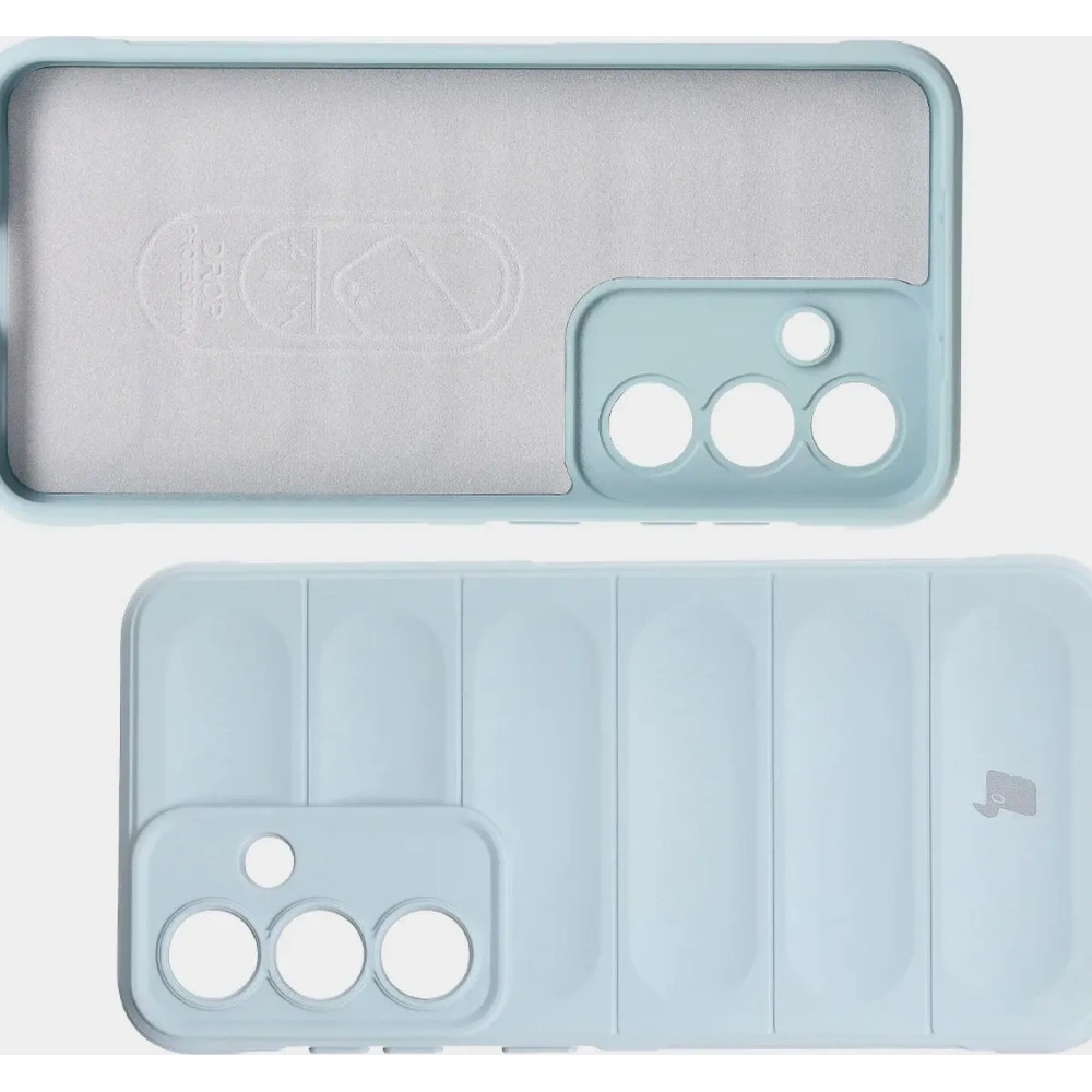 Pancerne etui Bizon Case Tur do Samsung Galaxy S25 jasnoniebieskie