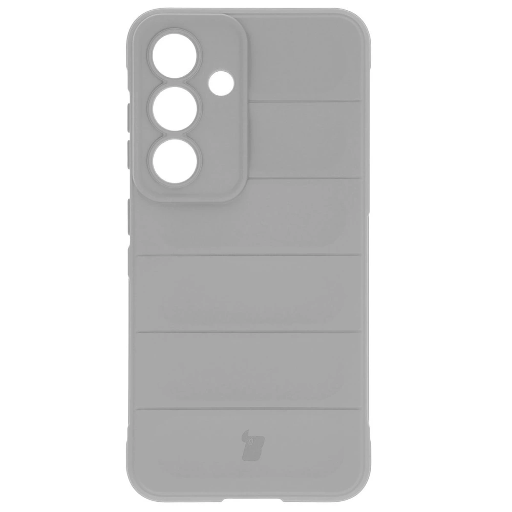 Pancerne etui Bizon Case Tur do Samsung Galaxy S25 jasnoszare