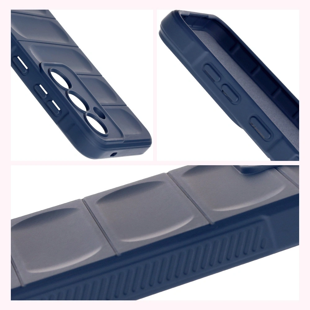 Pancerne etui Bizon Case Tur do Samsung Galaxy S25 Plus granatowe