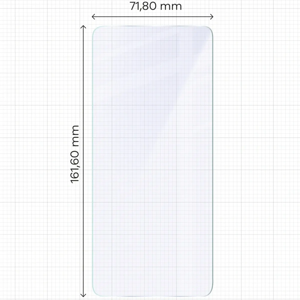 Elastyczne szkło hybrydowe Bizon Glass Mule do Realme Note 60