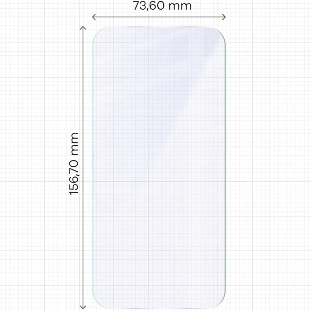 Elastyczne szkło hybrydowe Bizon Glass Mule do Apple iPhone 16 Plus