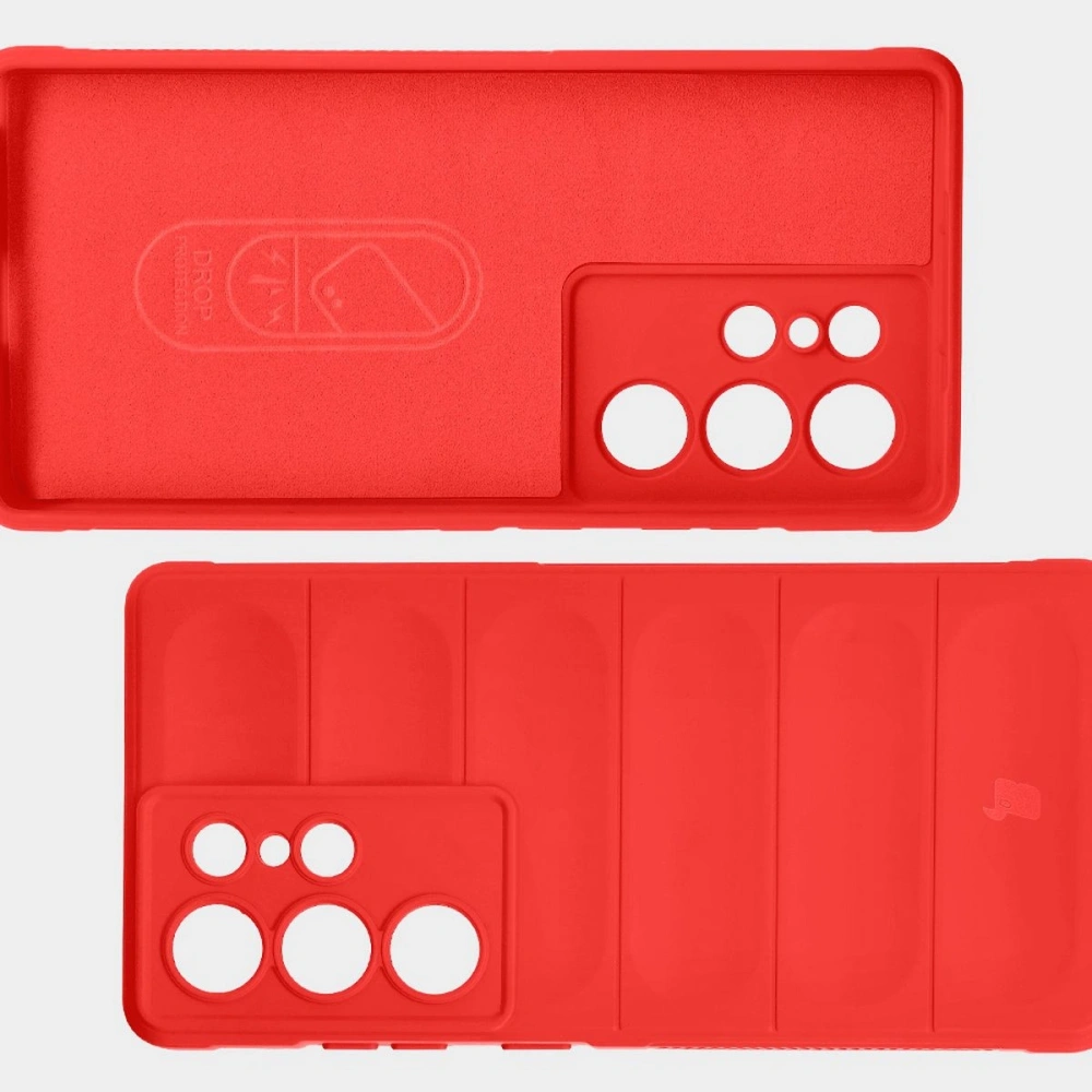 Pancerne etui Bizon Case Tur do Samsung Galaxy S25 Ultra czerwone