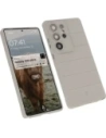 Pancéřové pouzdro Bizon Case Tur do Samsung Galaxy S25 Ultra světle šedé