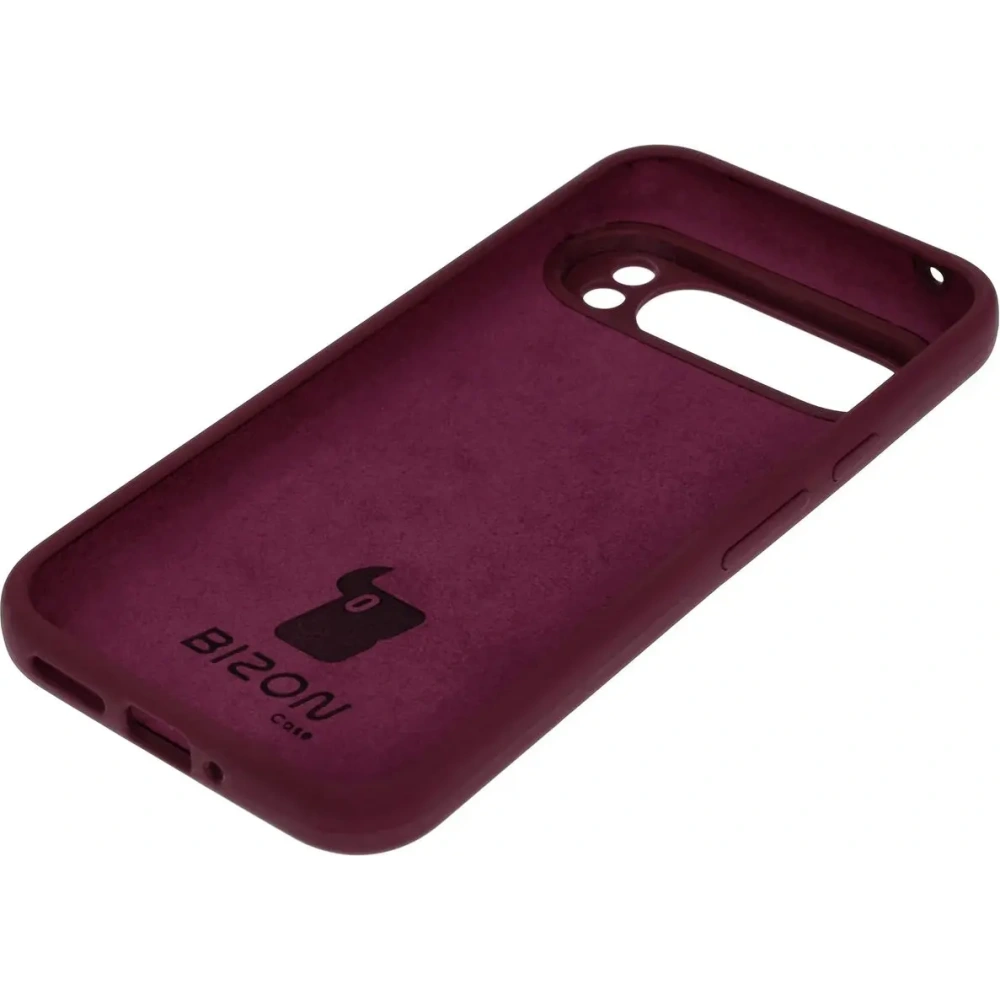 Silikonowe etui Bizon Soft Case do Google Pixel 9 Pro XL ciemnofioletowe