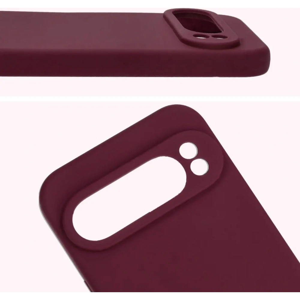 Silikonowe etui Bizon Soft Case do Google Pixel 9 Pro XL ciemnofioletowe