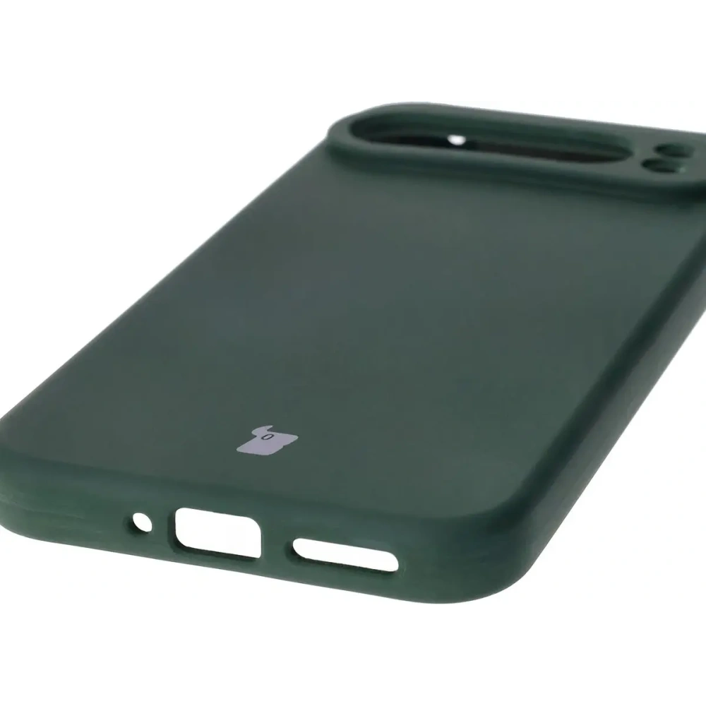 Silikonowe etui Bizon Soft Case do Google Pixel 9 Pro XL ciemnozielone