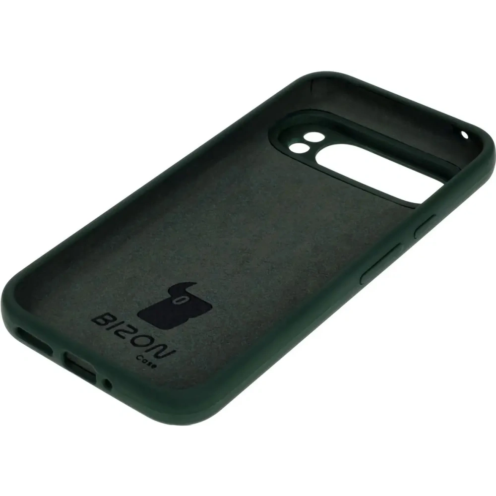 Silikonowe etui Bizon Soft Case do Google Pixel 9 Pro XL ciemnozielone