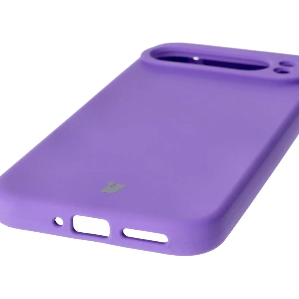 Silikonowe etui Bizon Soft Case do Google Pixel 9 Pro XL fioletowe