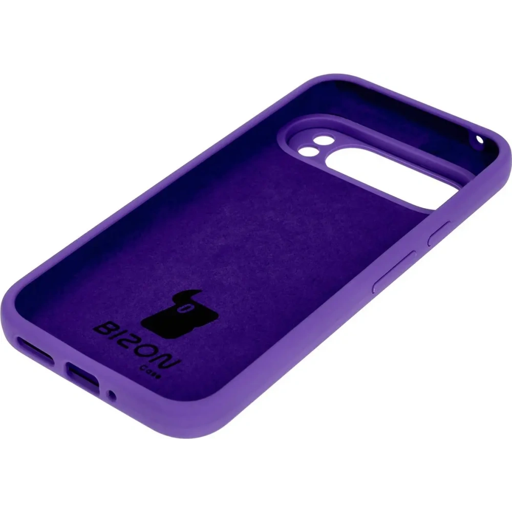 Silikonowe etui Bizon Soft Case do Google Pixel 9 Pro XL fioletowe