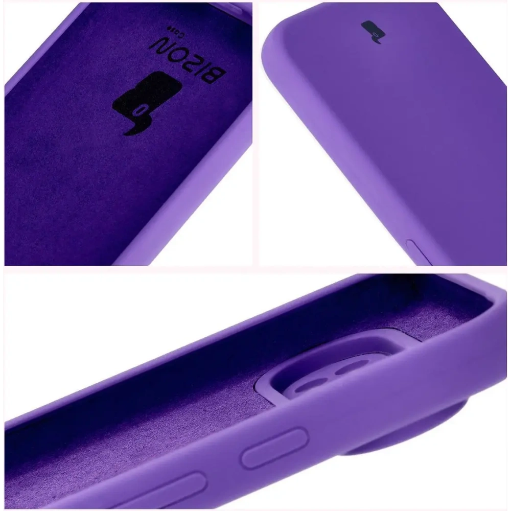 Silikonowe etui Bizon Soft Case do Google Pixel 9 Pro XL fioletowe