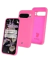 Bizon Soft Case Google Pixel 9 Pro XL neon rózsaszín
