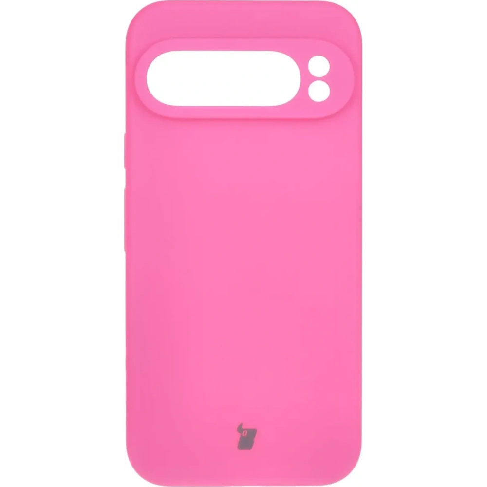 Silikonowe etui Bizon Soft Case do Google Pixel 9 Pro XL neonowo-różowe