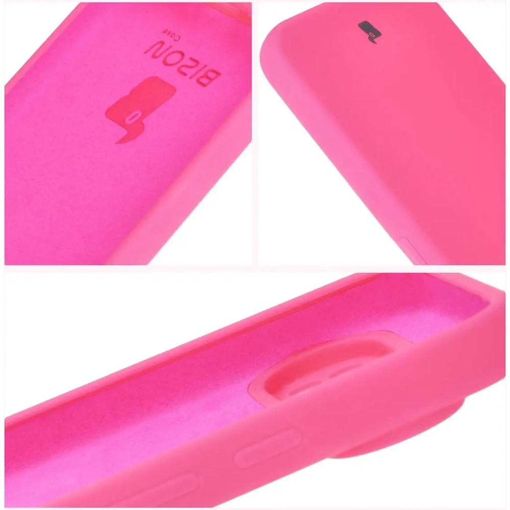Silikonowe etui Bizon Soft Case do Google Pixel 9 Pro XL neonowo-różowe