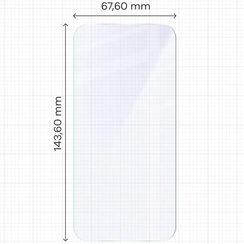 Buy Bizon Glass Mule Flexible hybrid glass Apple iPhone 16 - BIZ7283 - {ean13} - Home Screen Store Europe