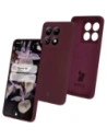 Silikonowe etui Bizon Soft Case do Xiaomi 14T ciemnofioletowe