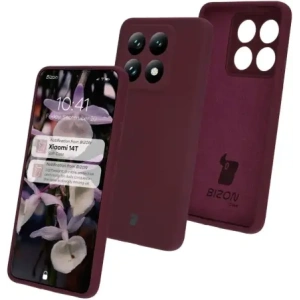 Kup Silikonowe etui Bizon Soft Case do Xiaomi Redmi 14C 4G / Poco C75 ciemnofioletowe - BIZ7290 - {ean13} - Sklep Home Screen