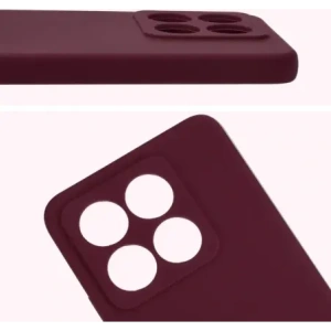 Kup Silikonowe etui Bizon Soft Case do Xiaomi Redmi 14C 4G / Poco C75 ciemnofioletowe - BIZ7290 - {ean13} - Sklep Home Screen