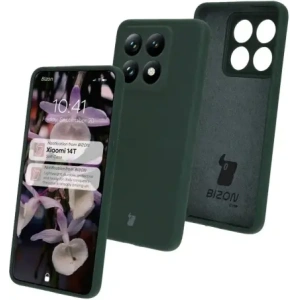 Kup Silikonowe etui Bizon Soft Case do Xiaomi Redmi 14C 4G / Poco C75 ciemnozielone - BIZ7291 - {ean13} - Sklep Home Screen