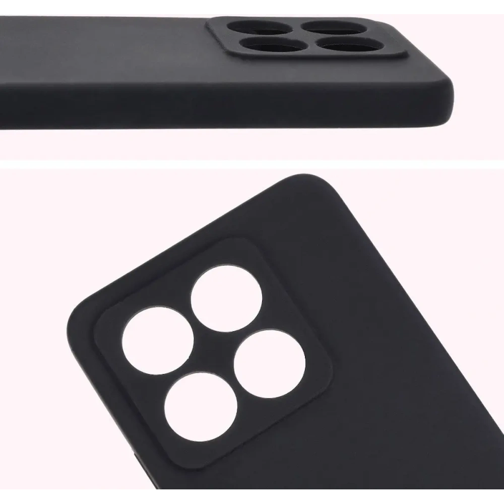 Silikonowe etui Bizon Soft Case do Xiaomi Redmi 14C 4G / Poco C75 czarne