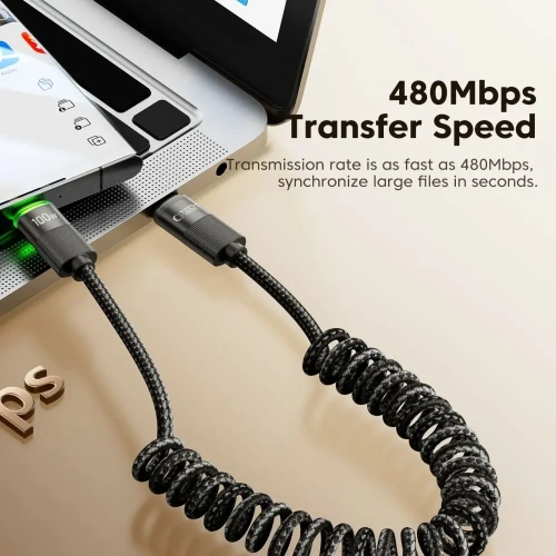 Kup Kabel Tech-Protect UB20T Ultraboost USB-C / USB-C Kabel PD100W/5A 180cm Černý - THP3651 - {ean13} - Sklep Home Screen