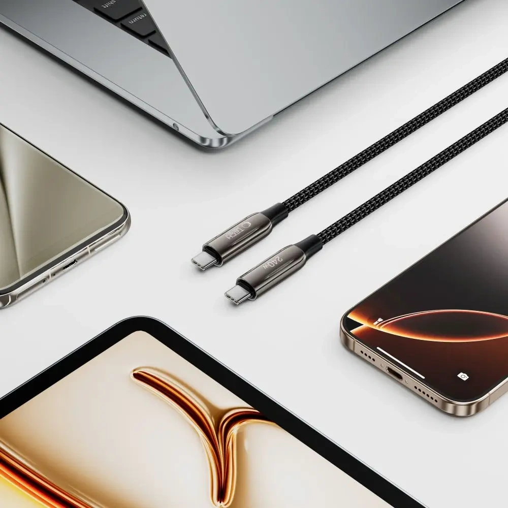 Kabel Tech-Protect UB10T Ultraboost USB-C / USB-C Cable PD240W/QC4.0 100cm Black