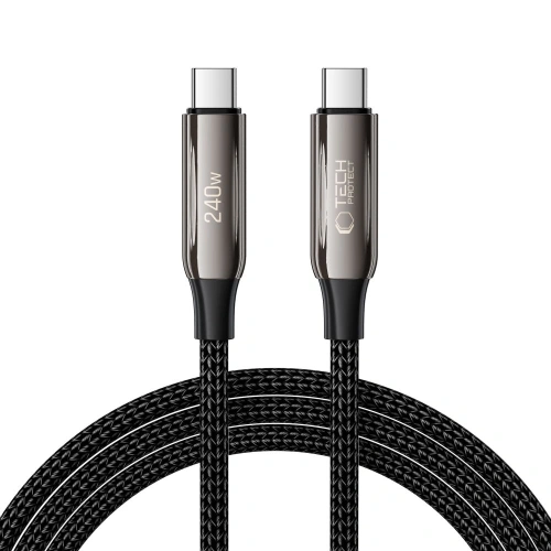 Kup Tech-Protect UB10T Ultraboost USB-C / USB-C Kabel PD240W/QC4.0 200cm Schwarz - THP3657 - {ean13} - Sklep Home Screen