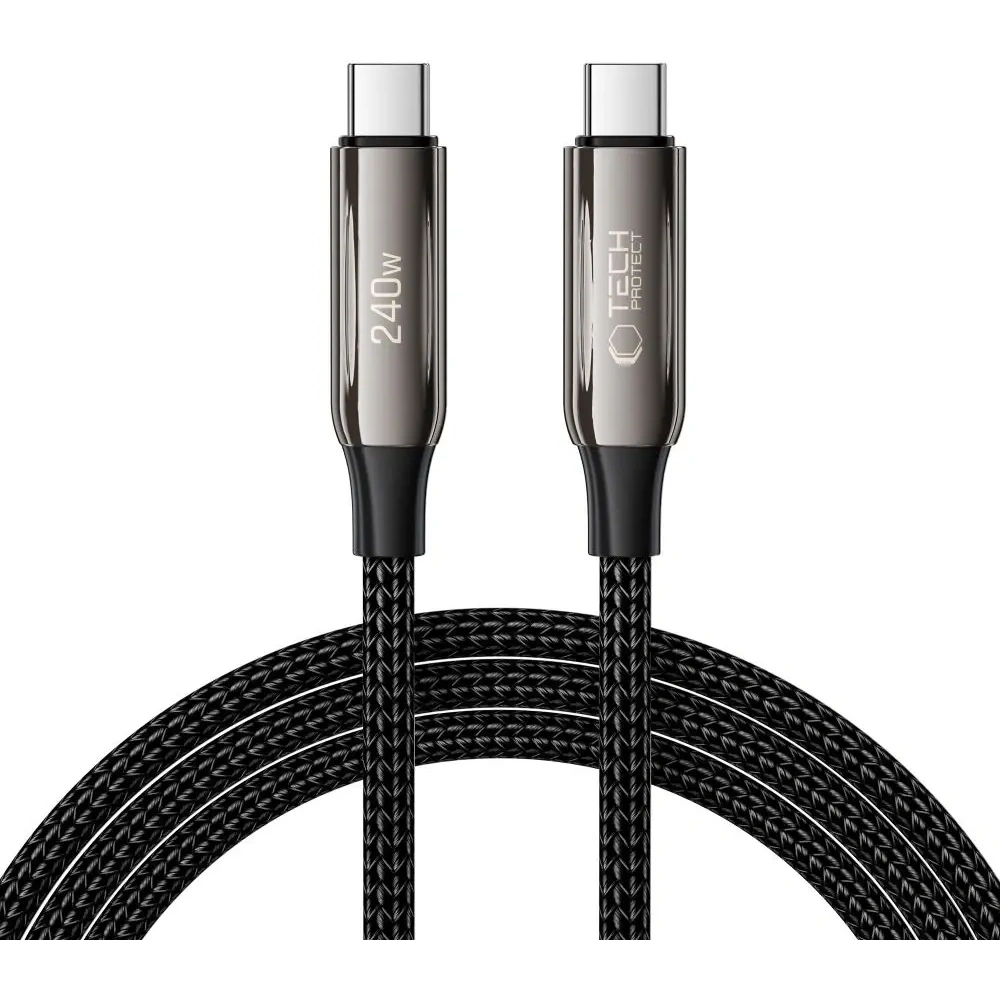Kabel Tech-Protect UB10T Ultraboost USB-C / USB-C Cable PD240W/QC4.0 200cm Black