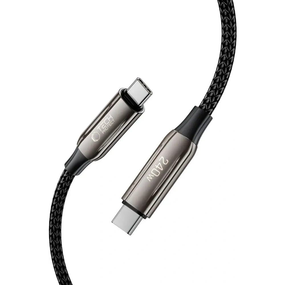 Kabel Tech-Protect UB10T Ultraboost USB-C / USB-C Cable PD240W/QC4.0 200cm Black