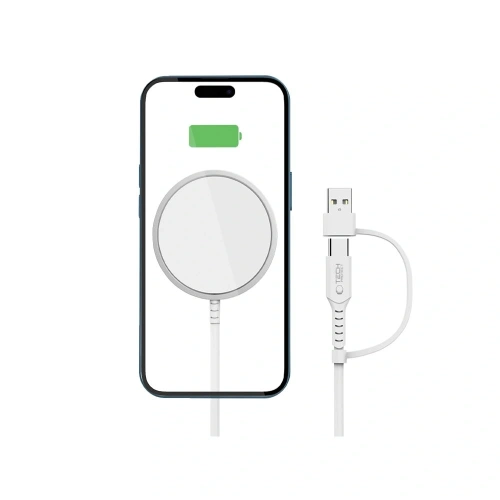 Kup Tech-Protect QI15W-A44 Magnetic MagSafe Wireless Charger Weiß - THP3658 - {ean13} - Sklep Home Screen