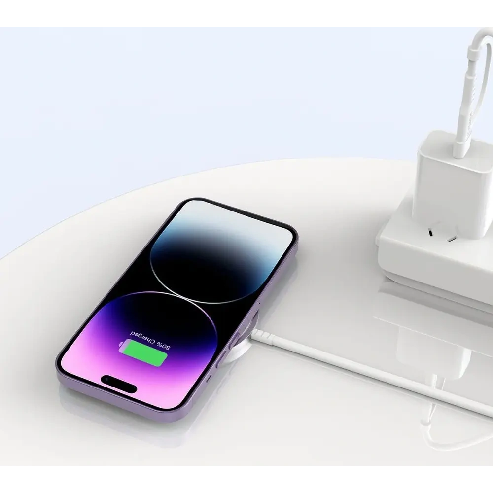 Ładowarka bezprzewodowa Tech-Protect QI15W-A44 Magnetic MagSafe Wireless Charger White