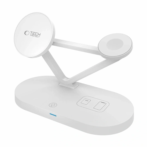 Kup Tech-Protect QI15W-A41 3in1 Magnetic Încărcător wireless MagSafe alb - THP3663 - {ean13} - Sklep Home Screen