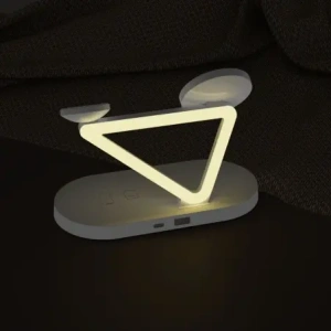 Kup Ładowarka bezprzewodowa Tech-Protect QI15W-A41 3in1 Magnetic MagSafe Wireless Charger White - THP3663 - {ean13} - Sklep Home Screen