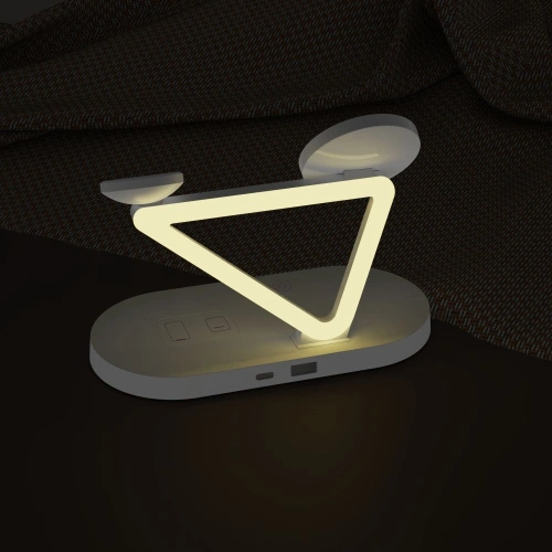 Kup Tech-Protect QI15W-A41 3in1 Magnetic MagSafe Wireless Charger Weiß - THP3663 - {ean13} - Sklep Home Screen